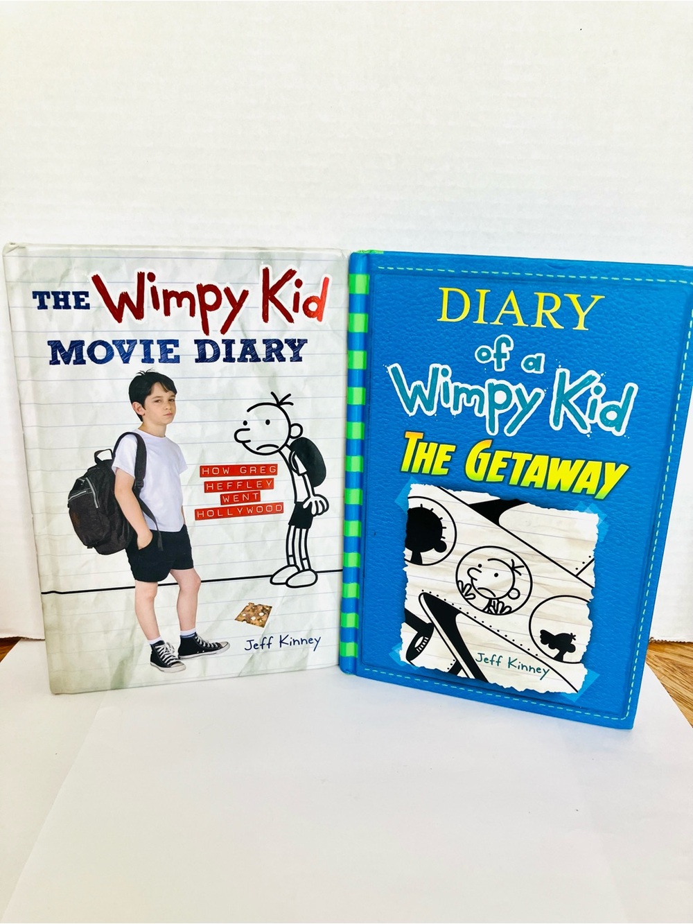 Diary Of A Wimpy Kid Hard Back Books Lot(2) Jeff Kinney Amulet